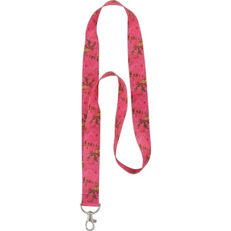 Hillman Lanyard, Pink, Polyester, Decorative Key Chain, 6 PK 713146